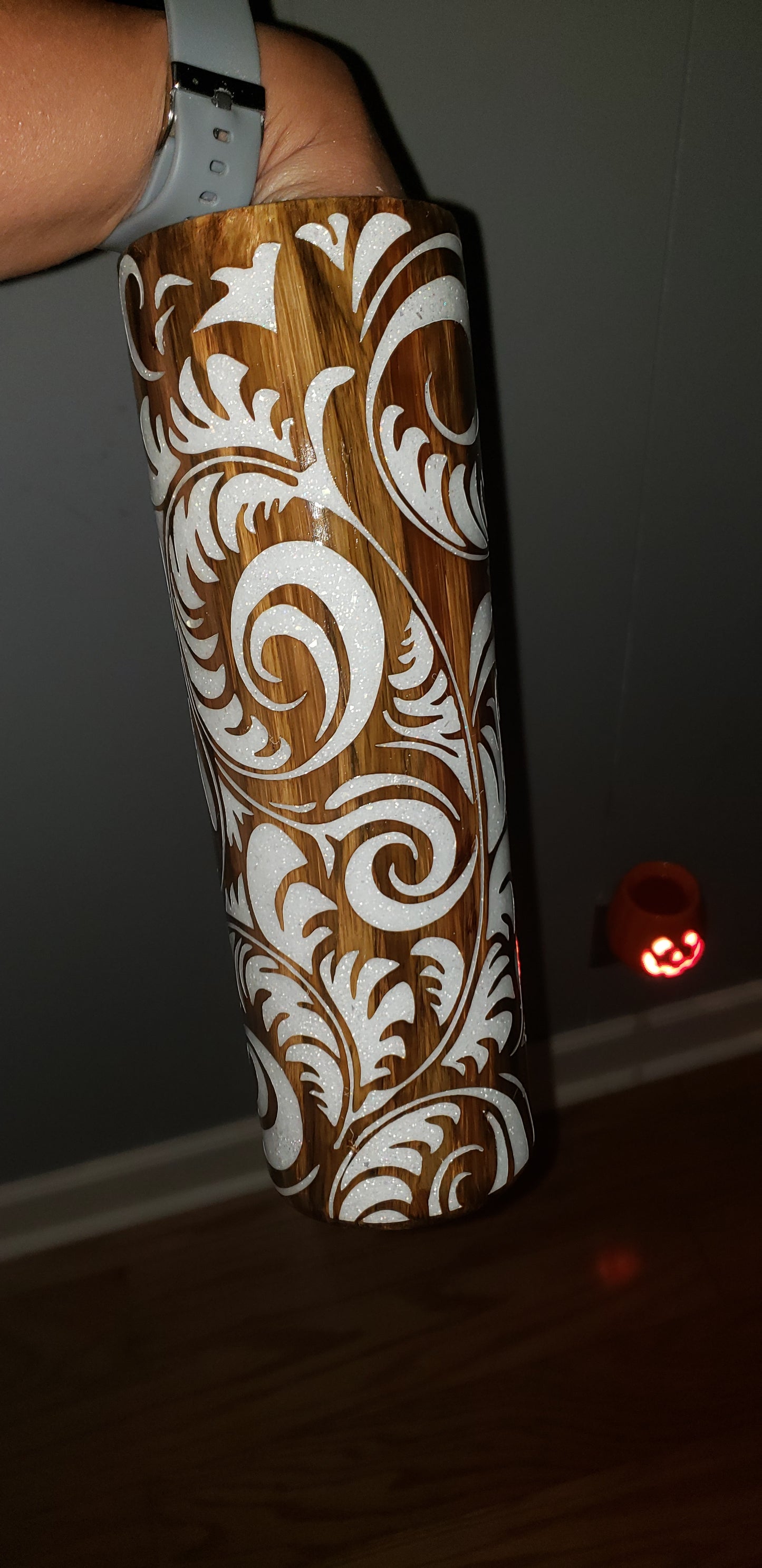 Wood grain peek a boo
