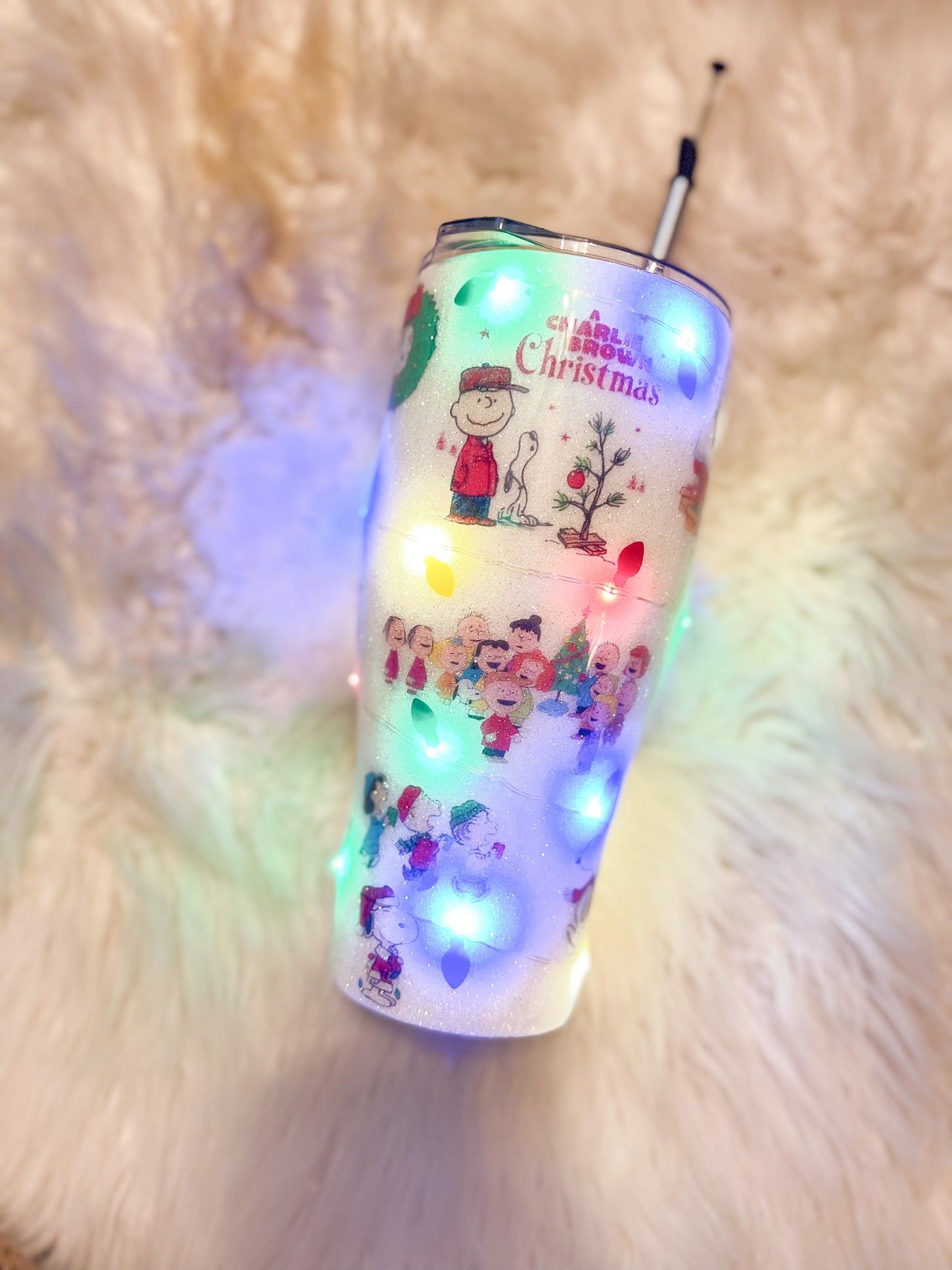 CHARLIE BROWN LIGHT UP TUMBLER