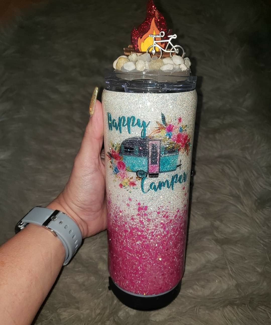Happy Camper Speaker Tumbler